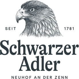 Logo: Schwarzer Adler, Neuhof a. d. Zenn, Seit 1781: Wirtshaus, neu erfunden - Genießen, feiern und arbeiten in besonderem Ambiente